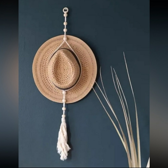 Bohemian Macramne Wall Hat Hanging Decor - Picture 4 of 4